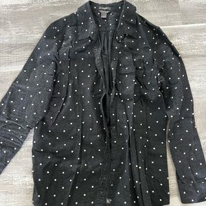Large Eddie Bauer Button Up Shirt
